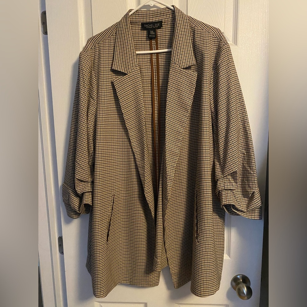 Rachel Zoe Houndstooth Blazer